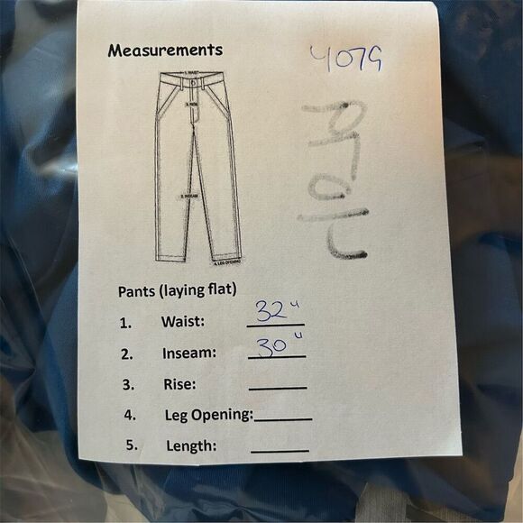 Adidas Men's Blue Pants Size 32 Casual Stretchable 5-Pocket Design - Picture 7 of 14